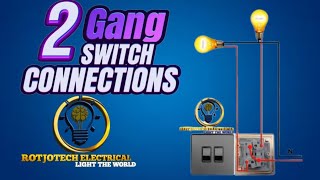 2Gang Switch Connection [upl. by Ayital]