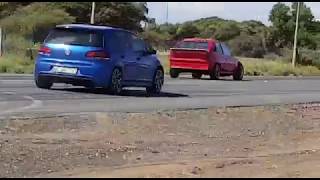 Golf R VS Superboss 8v [upl. by Zitella]