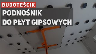 Podnośnik do płyt gipsowych czy to potrzebne [upl. by Ahseekan]