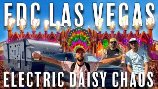 THEY SHOULD NAME IT ELECTRIC DAISY CHAOS W THE BOYS 2024 Las Vegas EDC GENERAL ADMISSION VLOG [upl. by Monjo]