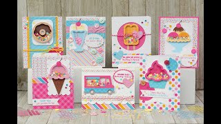 Queen and Co Sweet Shop Shaker Card Kit Tutorial [upl. by Honig]