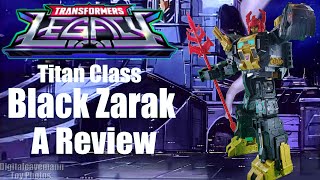 Black Zarak  A Transformers Legacy Review [upl. by Morez436]