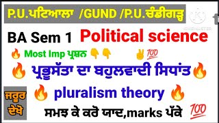 basemester1stpoliticalsciencepluralistictheoryofsovereignty pluralismtheory [upl. by Herries]