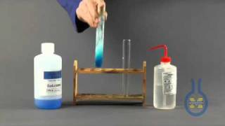 Reaction of Copper II Sulfate and Acetone [upl. by Jehanna]