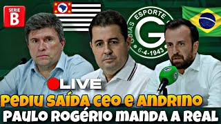 💚😡 BOMBA PRP DETONA DIRETORIA DO GOIÁS E PEDE SAÍDA DE ANDRINO E PACIELLO DO CLUBE [upl. by Talbert]