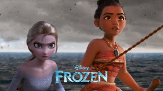 Elsa and Moana deliver the Heart  Forest Spirit Frozen 3 Fanmade Scene [upl. by Eppesuig]