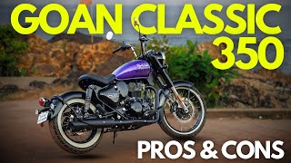 Is the Royal Enfield Goan Classic 350 Worth the Hype Pros and Cons goanclassic350 [upl. by Allveta966]