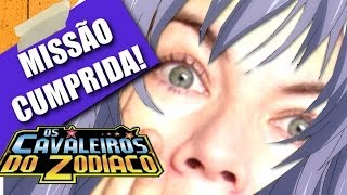 PROMESSA É DÍVIDA Nilce vê Cavaleiros do Zodíaco Ep 48 [upl. by Laius268]