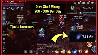 Mir4 Darksteel Farming Tips  Tagalog [upl. by Einobe]