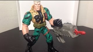 1998 Hasbro Small Soldiers  Major Chip Hazard Figure Review [upl. by Alrahc]