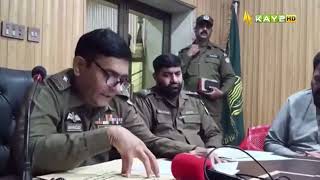 Gujjar khan Police active against criminal elements in city [upl. by Arrec]