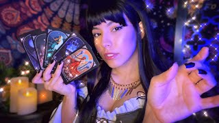 ASMR  Chaotic Tarot Card Reading 🔮✨  some personal attention [upl. by Wattenberg]