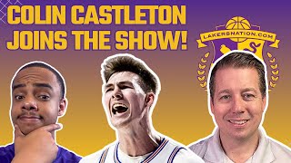 EXCLUSIVE Lakers Center Colin Castleton Changing His Game His Status With Lakers Summer League [upl. by Assetal727]