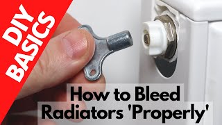 How to Bleed Radiators Properly [upl. by Scandura104]