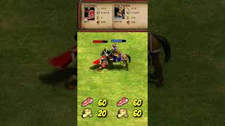 Legionary vs Elite Tarkan AoE2 Shorts [upl. by Airbma]