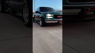 OBS Gmc Sierra 1500 Stepside Dropped Low obschevy droppedtrucks gmcsierra [upl. by Anayhd577]