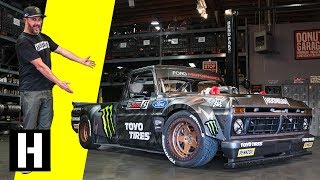 Ken Blocks Hoonitruck Twin Turbo AWD 914hp and Ready to Party in Gymkhana TEN [upl. by Carissa]