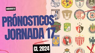 Pronósticos Jornada 17 Liga MX  C2024 [upl. by Eltsirk]