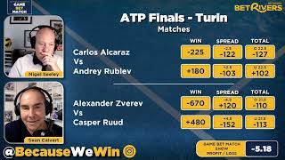 ATP Tour Finals in Turin Best Bets amp Predictions  Alcaraz v Rublev  Zverev v Ruud [upl. by Wakeen]