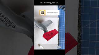 Part 44 Making of MV22 Osprey 172 Hasegawa scalemode aviation diy [upl. by Annahahs]