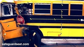 School Bus Slams Into Wall [upl. by Leirbag]