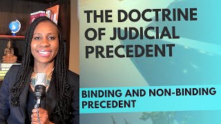 Binding Precedents and the Doctrine of Judicial precedent [upl. by Richmond300]