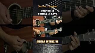 Cant Help Falling in Love  ELvis Presley  EASY Guitar Lessons  Guitar Tutorial guitarlessons [upl. by Nordine]