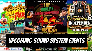 SOUND SYSTEM EVENTS COMING UP [upl. by Berkow]