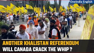 Khalistan referendum organised in Canada on the day of ModiTrudeaus talk on Khalistani extremism [upl. by Oilerua107]