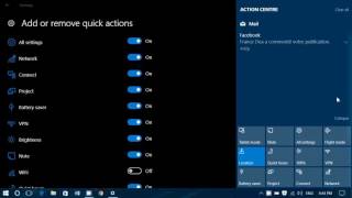 Windows 10 Settings System Notification and actions what does it do and how to set up [upl. by Odnumyar]