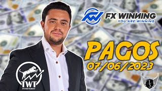 💥 TWT amp FxWinning — Teo Zuñiga CONFIRMA PAGOS para 07062023 💸 [upl. by Wat]