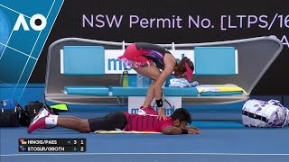 Martina Hingis always has Leander Paes back QF  Australian Open 2017 [upl. by Ostraw708]