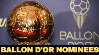 Ballon dOr Nominees 2024 [upl. by Tdnaltroc625]