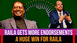 Raila Odinga Secures Major Endorsements A GameChanger in Kenyan Politics [upl. by Leiba]