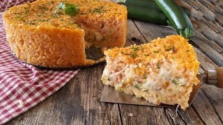 TORTA DI RISO ZUCCHINE E PROVOLA [upl. by Glialentn]