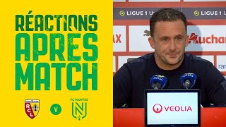 RC Lens  FC Nantes  la réaction de Pierre Aristouy [upl. by Aerdnuahs]