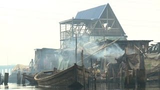 Floating school offers hope to Lagos waterworld slum [upl. by Akeenahs]