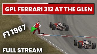 Grand Prix Legends GPL oAo Div 2 F1 67  Watkins Glen w Ferrari 312 [upl. by Wanids]