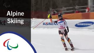 Andrea ROTHFUSS  Womens Slalom Runs 1amp2 Alpine Skiing  PyeongChang2018 Paralympic Winter Games [upl. by Wren]