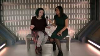 Dark Matter’s Jodelle Ferland Five EXCLUSIVE ONSET INTERVIEW [upl. by Elleyoj]