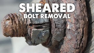 772 Sheared Bolt Removal  Garage Video [upl. by Odrawde]