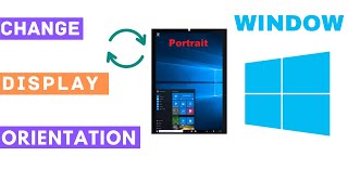 How to Change Screen Orientation on Windows Computer [upl. by Valente]