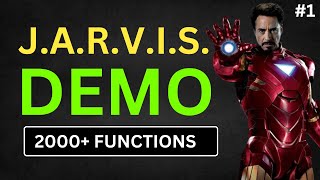 How to Make a Jarvis AI DEMO  Build Your Own Jarvis Using Python  Jarvis ai  Jarvis Demo [upl. by Omiseno]