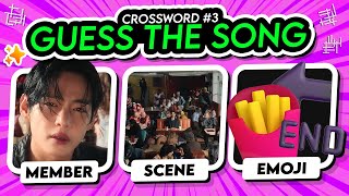 SONG BY 3 CLUES PT 3  KPOP CROSSWORD GAMES 2024 [upl. by Yelssew]