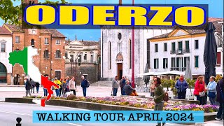 Italy ODERZO Walking Tour 20 April 2024 4K 60fps [upl. by Aniale84]