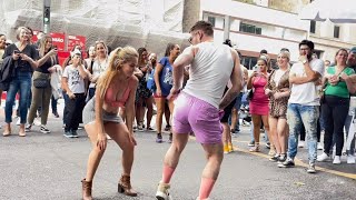 OLHA O QUE ESSE CARA VAI FAZER COM ESSA MULHER DANCANDO PIZADINHA COM ALEMÃO DA PIZADINHA KKK [upl. by Jurdi]