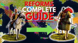 A COMPLETE GUIDE to ALL the NEW FACTION REFORMS in RTR Imperium Surrectum v06  Unit Reform Guide [upl. by Araes591]