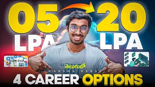 Top 4 High Paying Jobs As a Software Engineer🔥  In Telugu [upl. by Dnomra112]