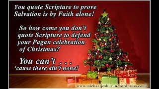 Christmas is Pagan Nothing to do with Jesus Christ [upl. by Granger]