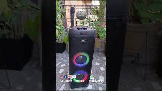 Parlante nia 2041 sonido explosivo doble bocina de 8quot micrófono inalámbrico nuevo WhatsAp 3128845615 [upl. by Duquette]